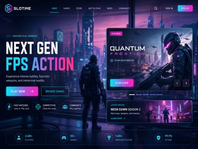 Slotime Platform Ana Banner ve Tanıtım Görseli